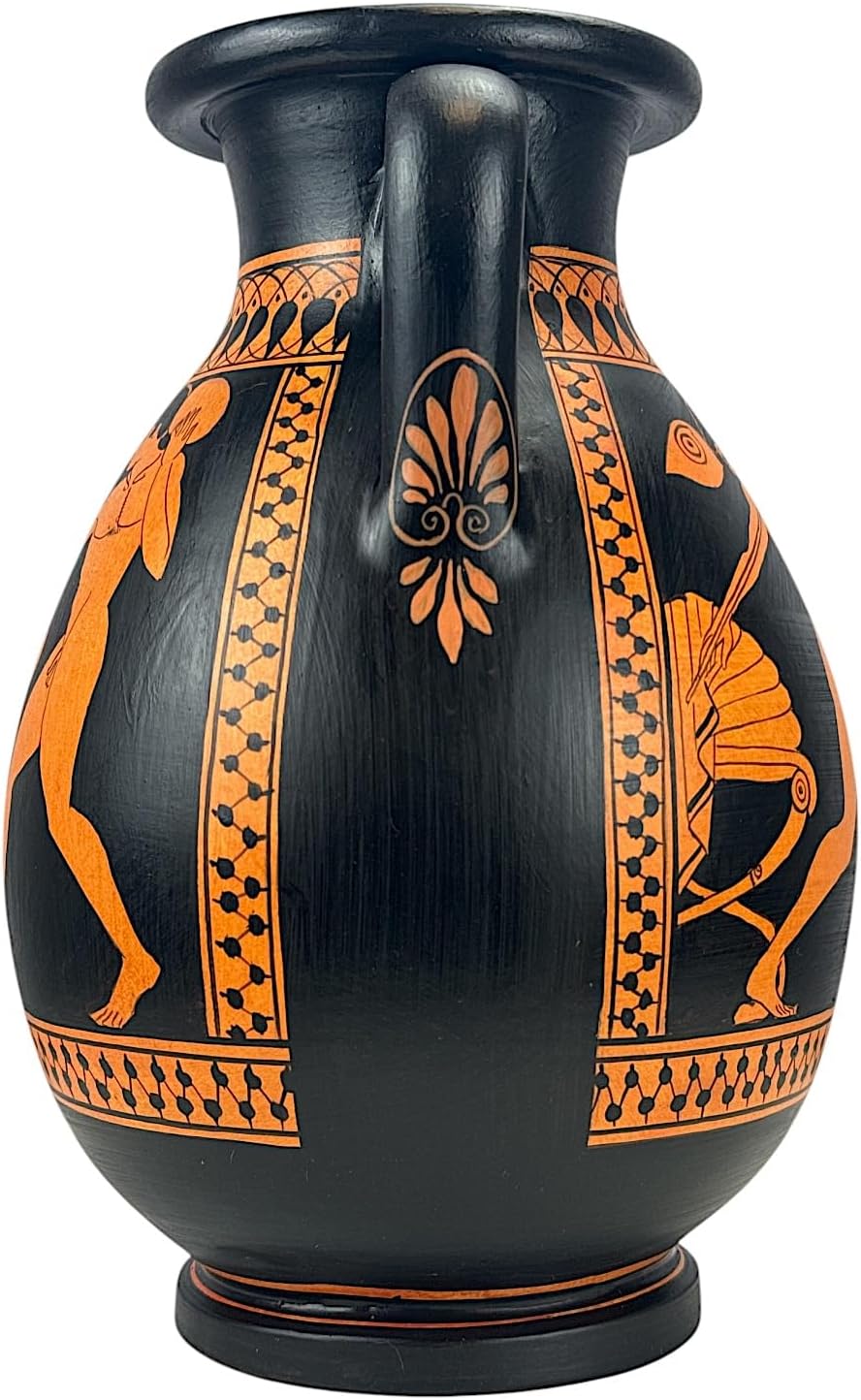 Handmade Greek Pentathlon Vase Christie’s Replica Ancient Ceramic Art