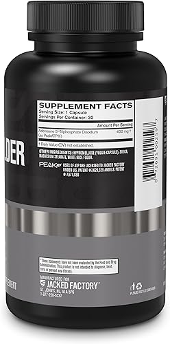 Miniatura 7 de Jacked Factory Essentials Muscle Builder - Constructor muscular ATP para hombres con ATP pico para apoyar la ganancia muscular, mejorar el