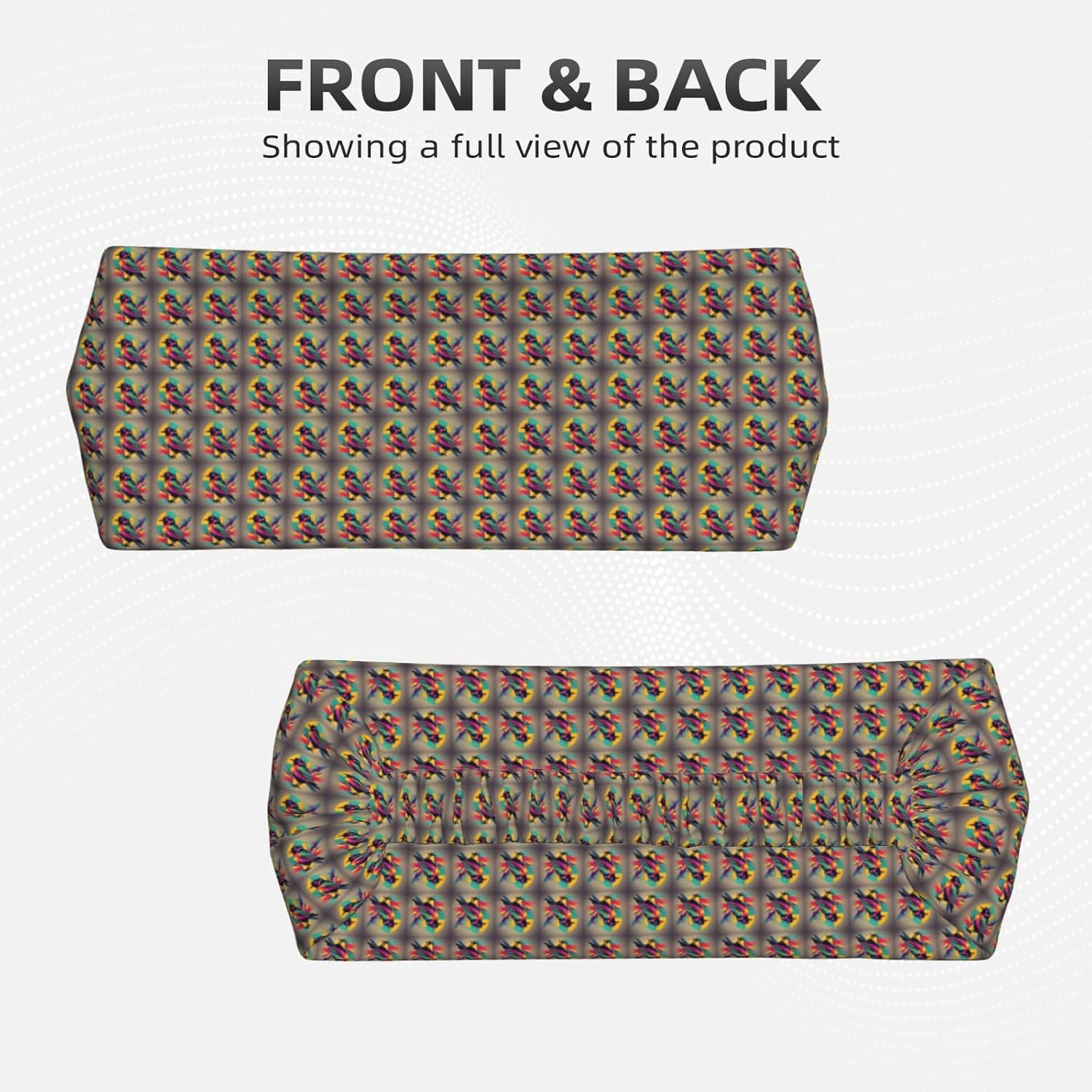 Colorful Bird Print Elastic Headband Breathable Workout Hair Band Running Cycling Outdoor Activities