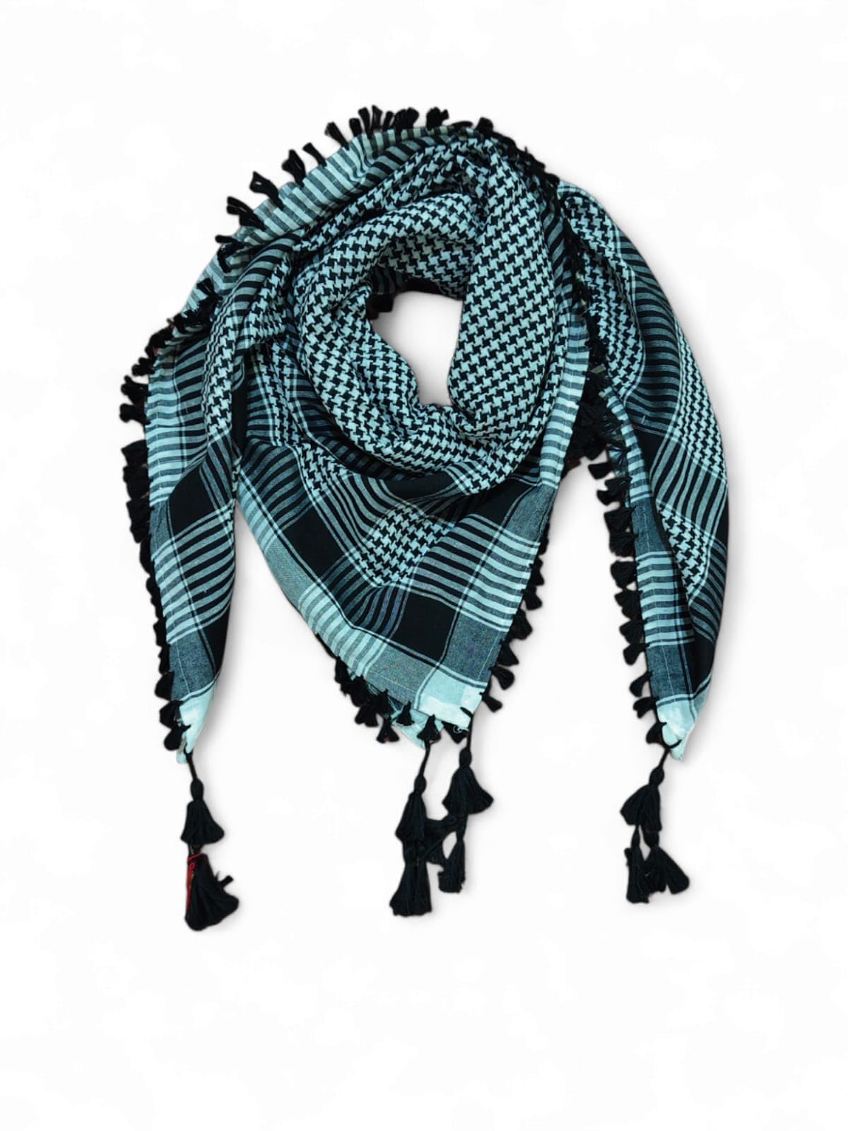 BAKKAH, Men's Shemagh Scarf 48"x48" – Cotton Blend Tactical Keffiyeh Desert Scarf for Winter & Summer – Arabic Rumaal for Men-picture-42