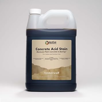 صبغة الخرسانة صبغة الخرسانة ألوان Timberwolf Soft Brown 1 Gallon
