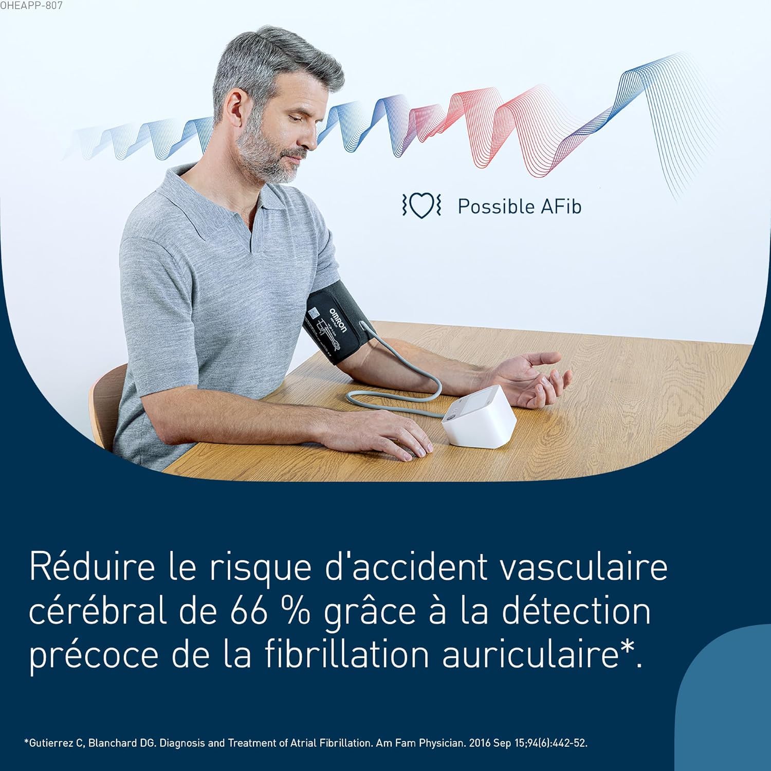 OMRON X3 Comfort AFib Appareil tension artérielle bras – Tensiomètre brassard validé cliniquement – Tensiomètre Bras OMRON avec détection de la fibrillation auriculaire (AFib), mémoire 2 personnes