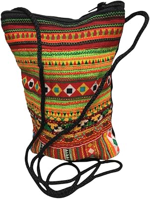 Bohemian Vintage Hippie Crossbody Pouch Purse Cellphone Bag Assorted No4