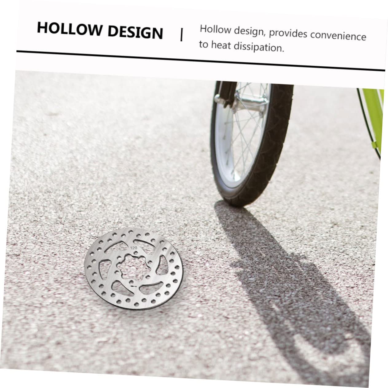 Abaodam Brake Disc Rotor for Electric Scooter Replacement Parts Disc Brake Pads Compatible