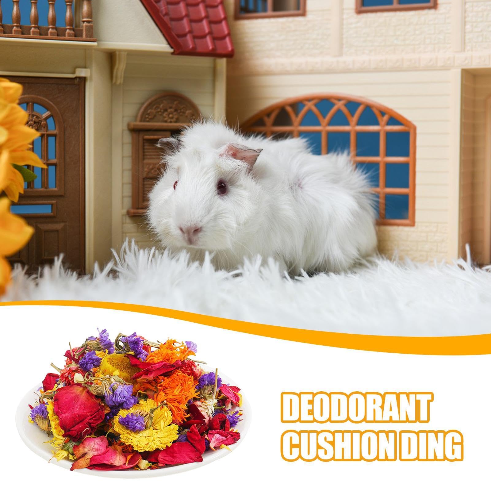 Bloem Hamster Beddengoed | Kleine Dieren Bloemen Habitat Decor | Natuurlijke Thema Kooi Decoratie | Kooi Accessoires