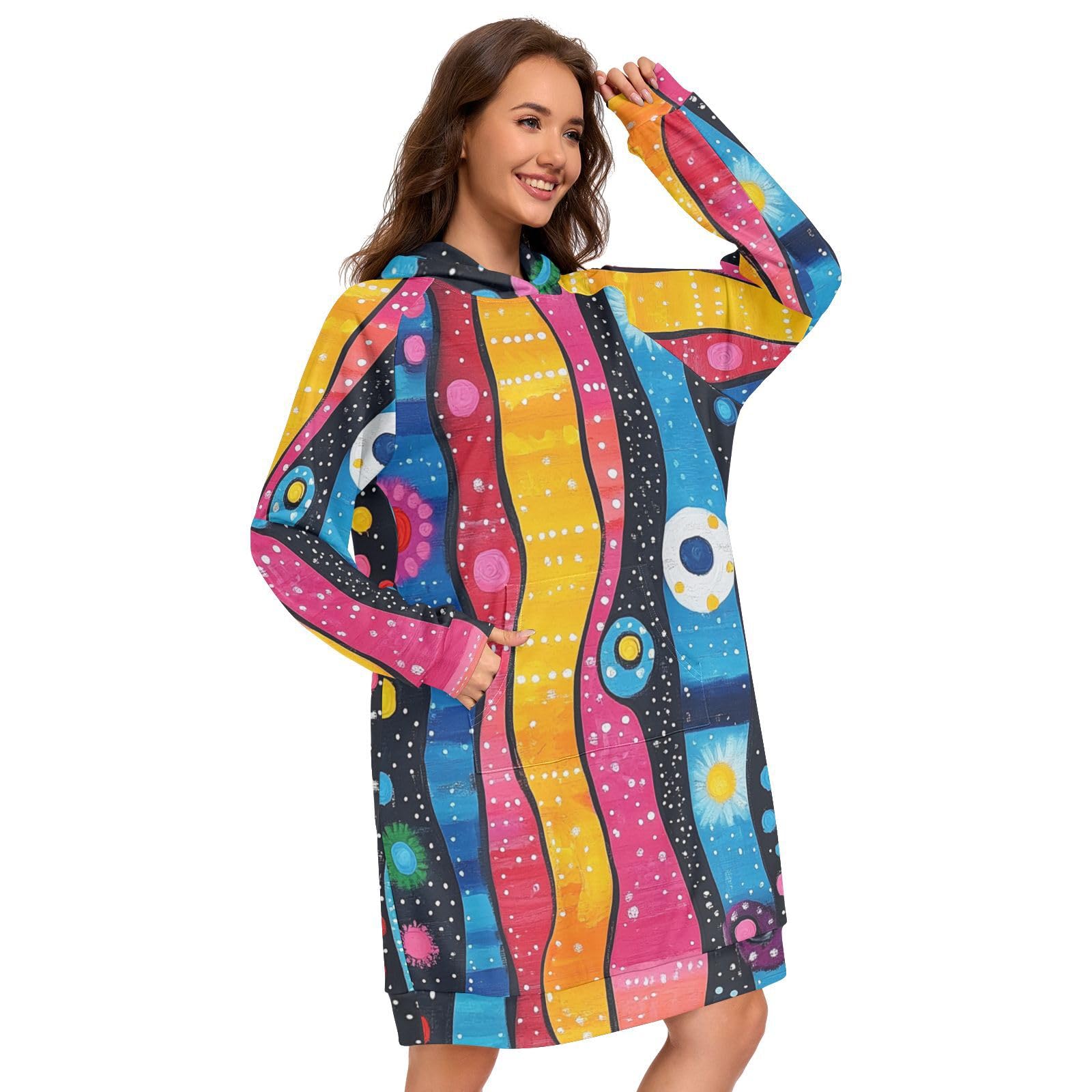 S, L, XXl Felpe con cappuccio da donna, felpe con cappuccio per tunica da