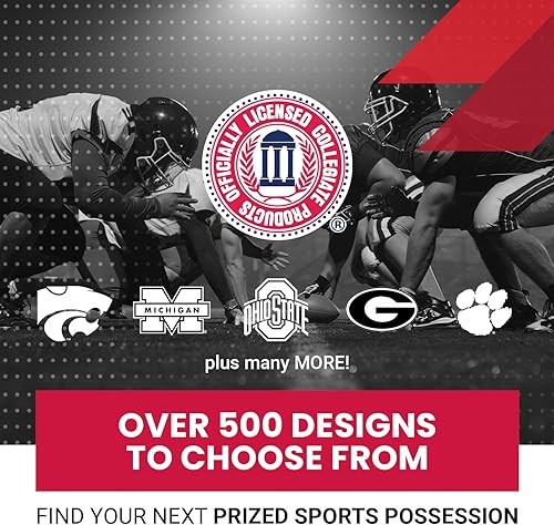 Miniatura 3 de Rico Industries NCAA Juego de mesa de madera 4 en una fila alinea 4 juegos de mesa de viaje para niños y adultos