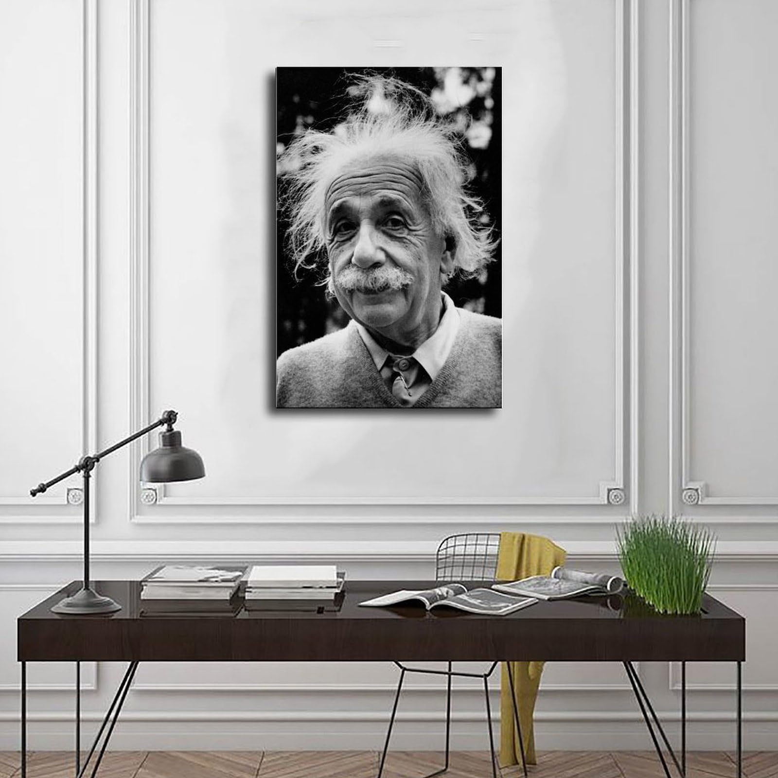 Nacnic Poster Di Albert Einstein In Stile Ritratto A Colori Cartoon  Illustrazioni Di Personaggi Famosi Nella, image size:1600x1600