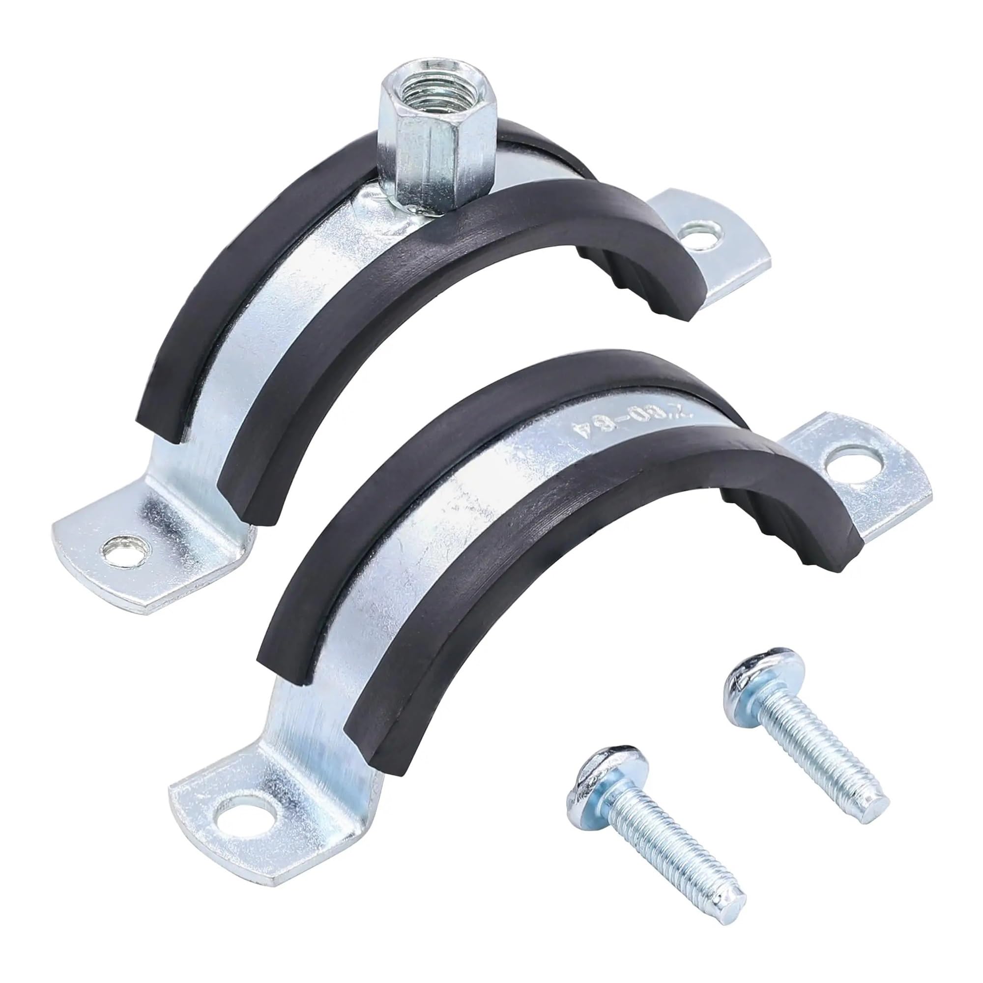Regulowany zacisk do rur ze stali nierdzewnej | Uchwyt ścienny do sufitu o średnicy 20–160 mm: wsporniki(5pcs 110mm)