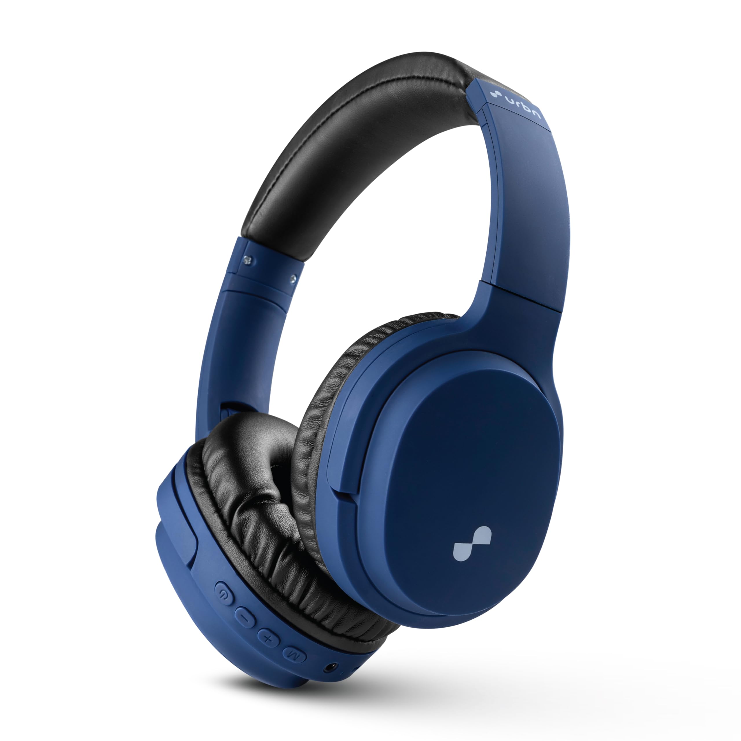 URBN Thump 550 Bluetooth 5.4 Wireless On Ear Headphone | HD Sound | Deep Bass | in-Built Mic | Type-C Charging | Foldable | Aux | Micro SD Card | 1 Year Replacement Warranty (Blue)-image-23