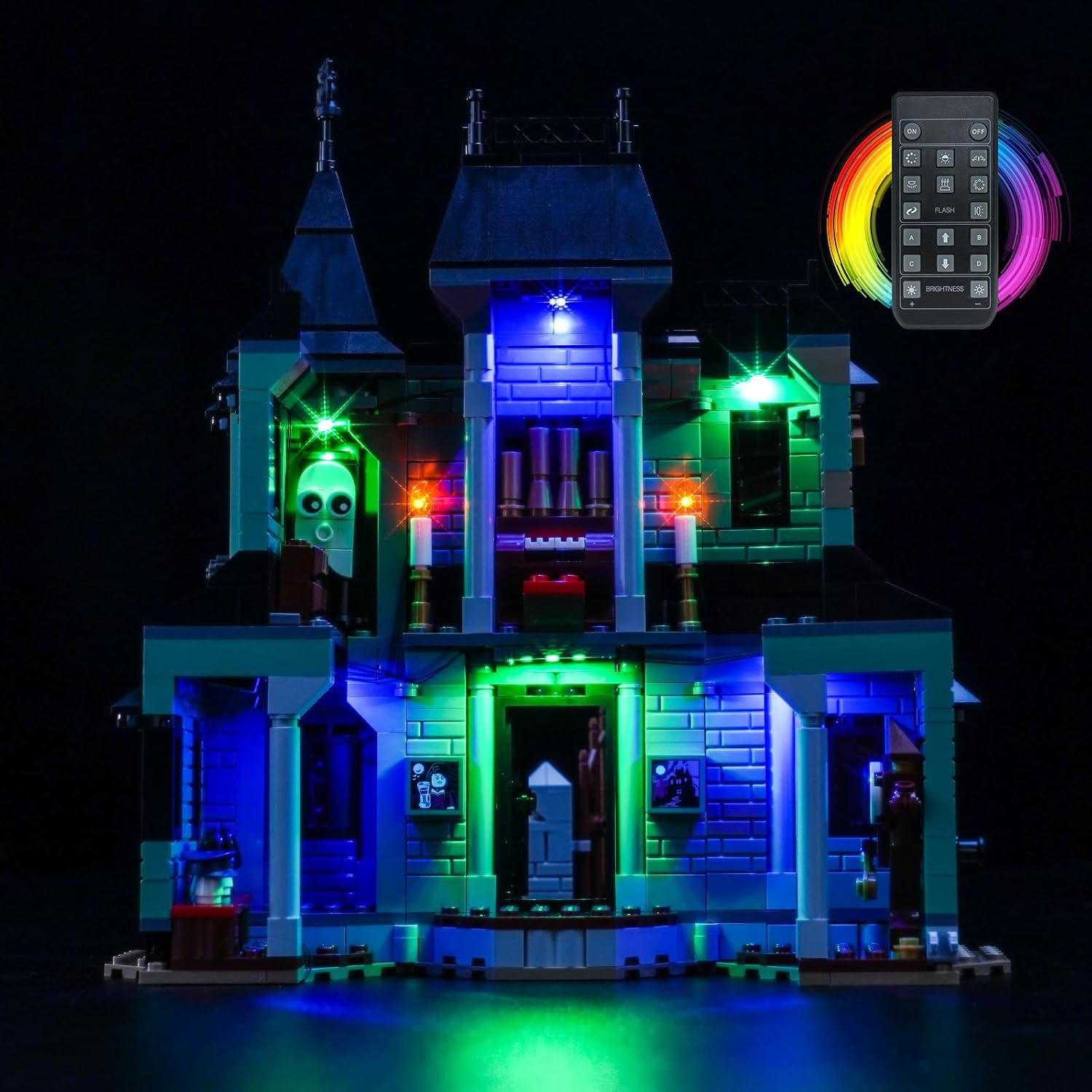 LED Lighting Compatible with Lego 31167 Haunted Mansion,RC Light Kit Compatible with Lego Creator 3in1 31167 House Building,Model NOT Included - JUST Lights