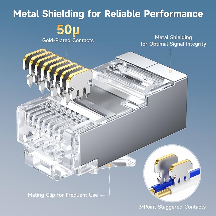 Buerjia 6RJ45 キャップ付き 100セット 71k25IESIcL._UF894,1000_QL80_.jpg