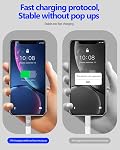 27W Adaptateur de charge rapide(3Pack)USB C Connecteur de câble de charge de port de type C pour Apple Iphone 11 12 13 14 Pro Max Mini Xs Se 7 8 X Xr Plus IpadAir Câble de synchronisation des données du chargeur