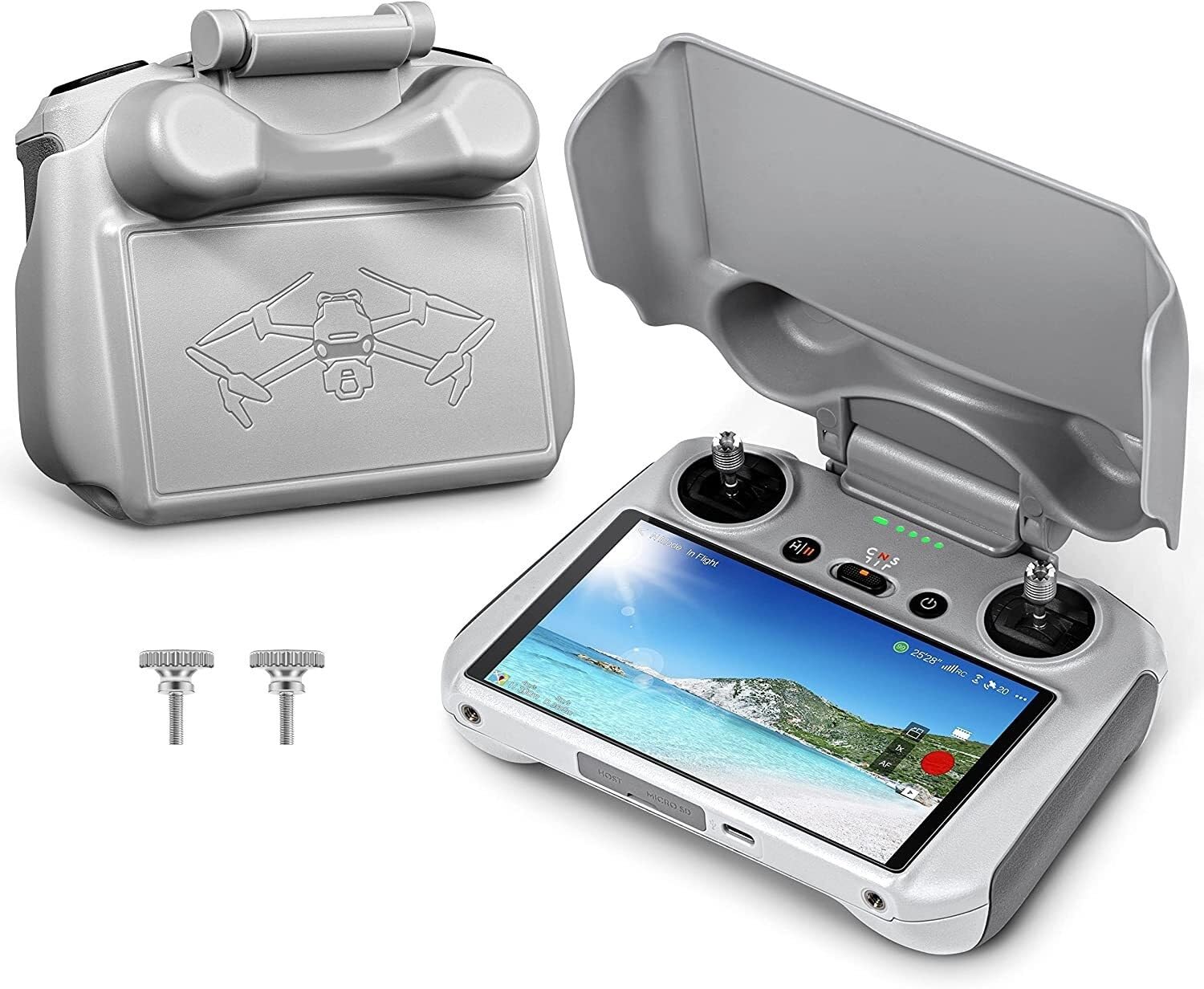 Pare-Soleil Mini 3 Pro résout les reflets d'écran et protège vos joysticks RC
