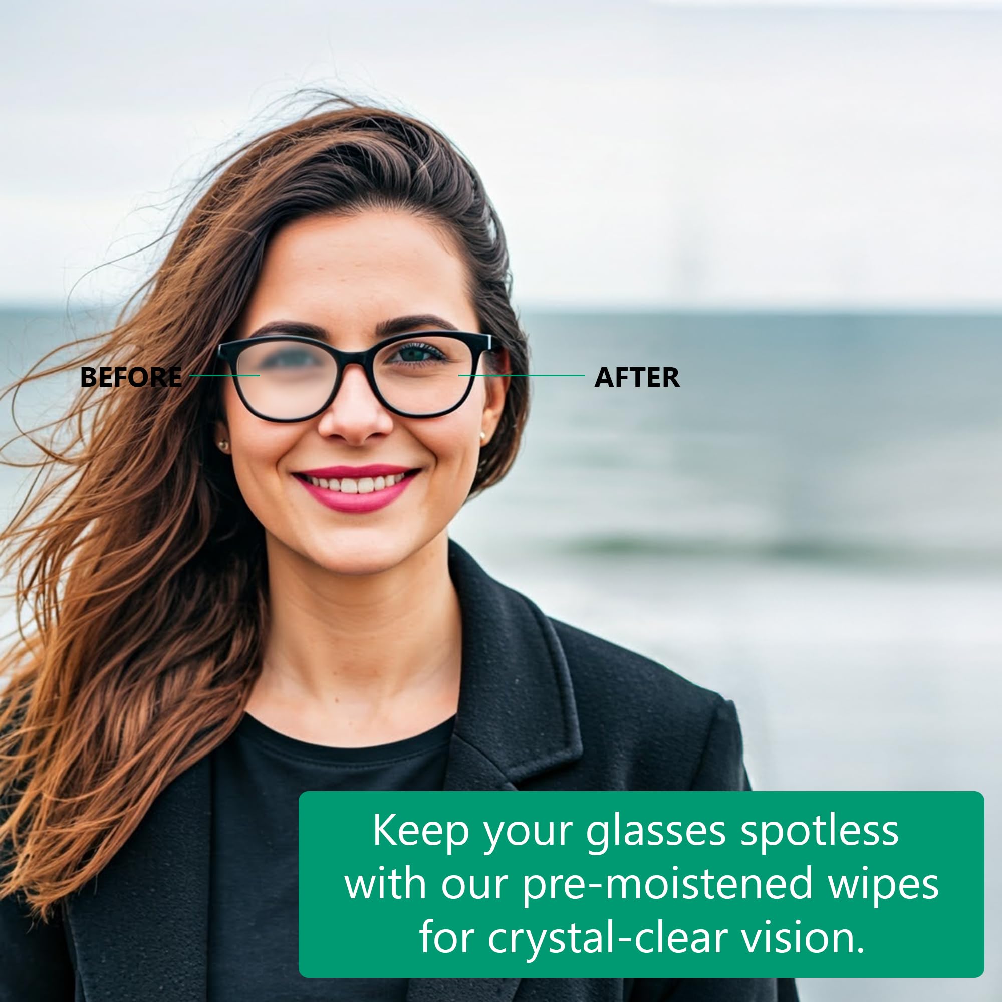 iDuster Toallitas para lentes para lentes, 220 toallitas prehumedecidas envueltas individualmente para gafas, gafas de sol, cámara y pantallas, suaves y portátiles para la limpieza de dispositivos