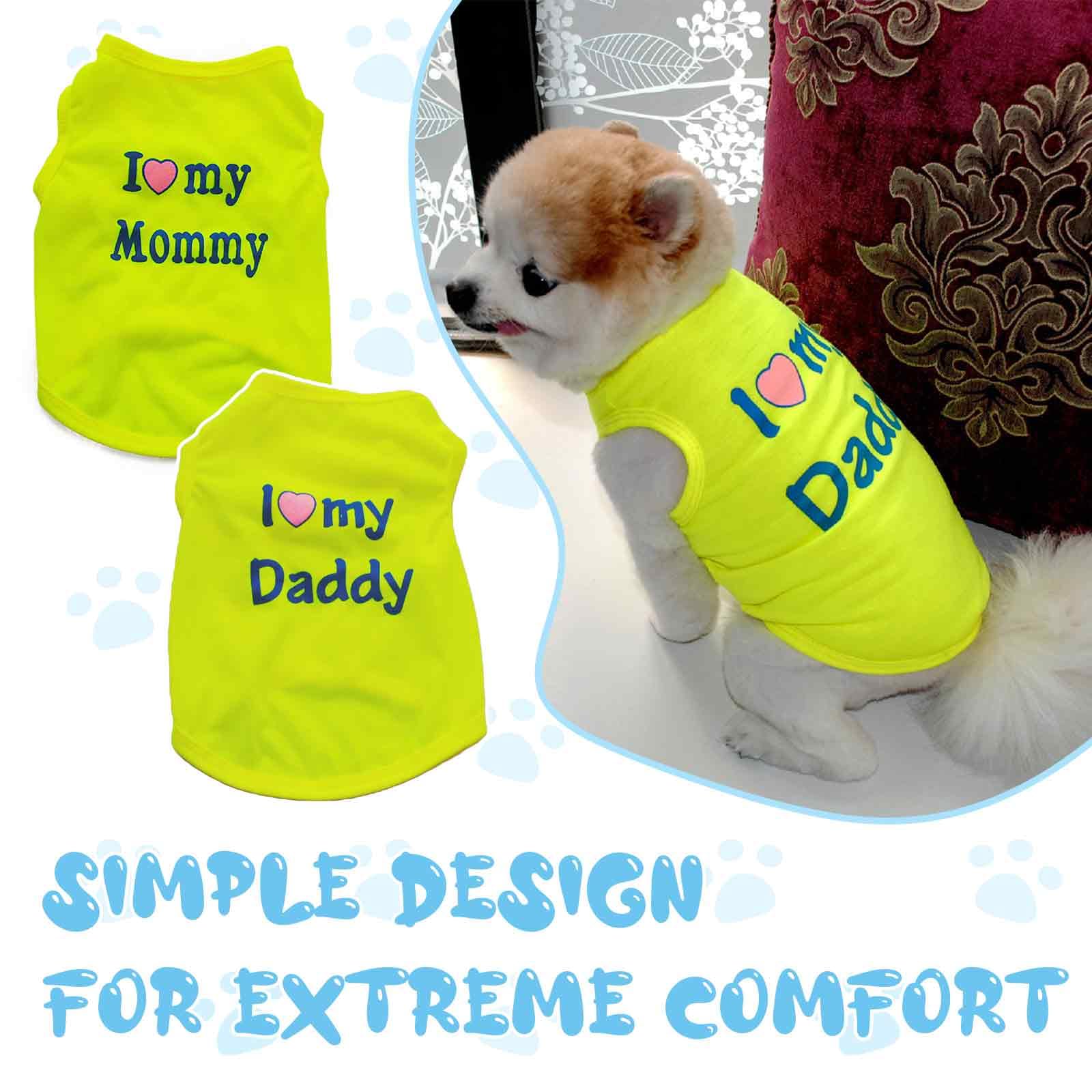 Magliette Per Cani Piccola Taglia - Set 2 Pezzi In Cotone Traspirante Per Estate - Foto 6