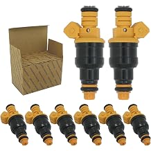 Fuel Injectors Compatible with Ford F150 F250 F350 E150 E250 E350 Mustang Expedition Lincoln Navigator Mercury Grand Marquis 4.6L 5.0L 5.4L 5.8L Replaces 0280150943 0280150909 Set of 8