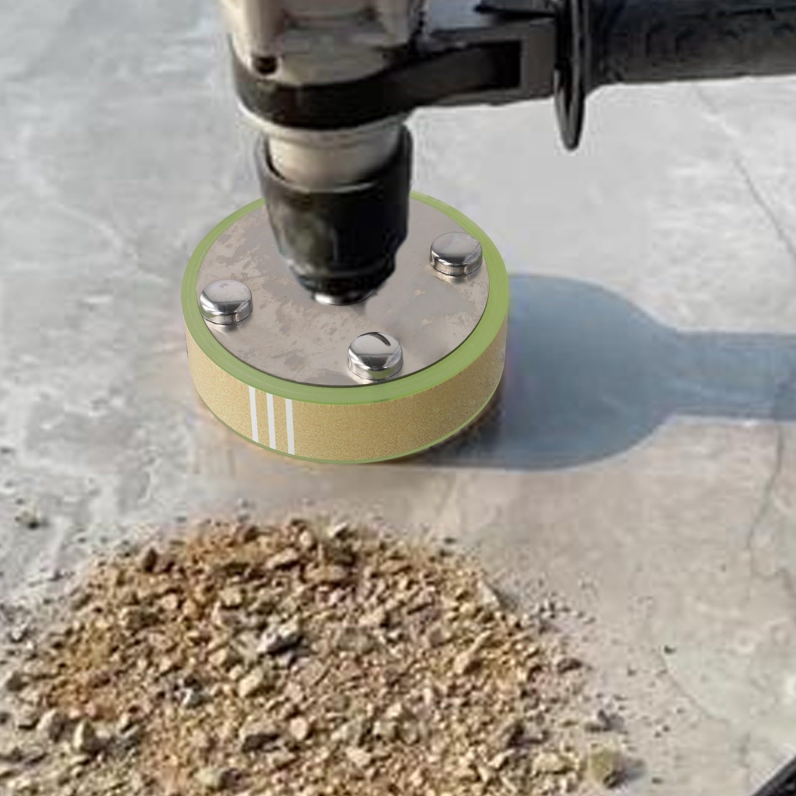 Outil de pose de carrelage électrique avec rotation à 360° et tige d'extension remplaçable pour installation de carreaux de céramique Construction en caoutchouc