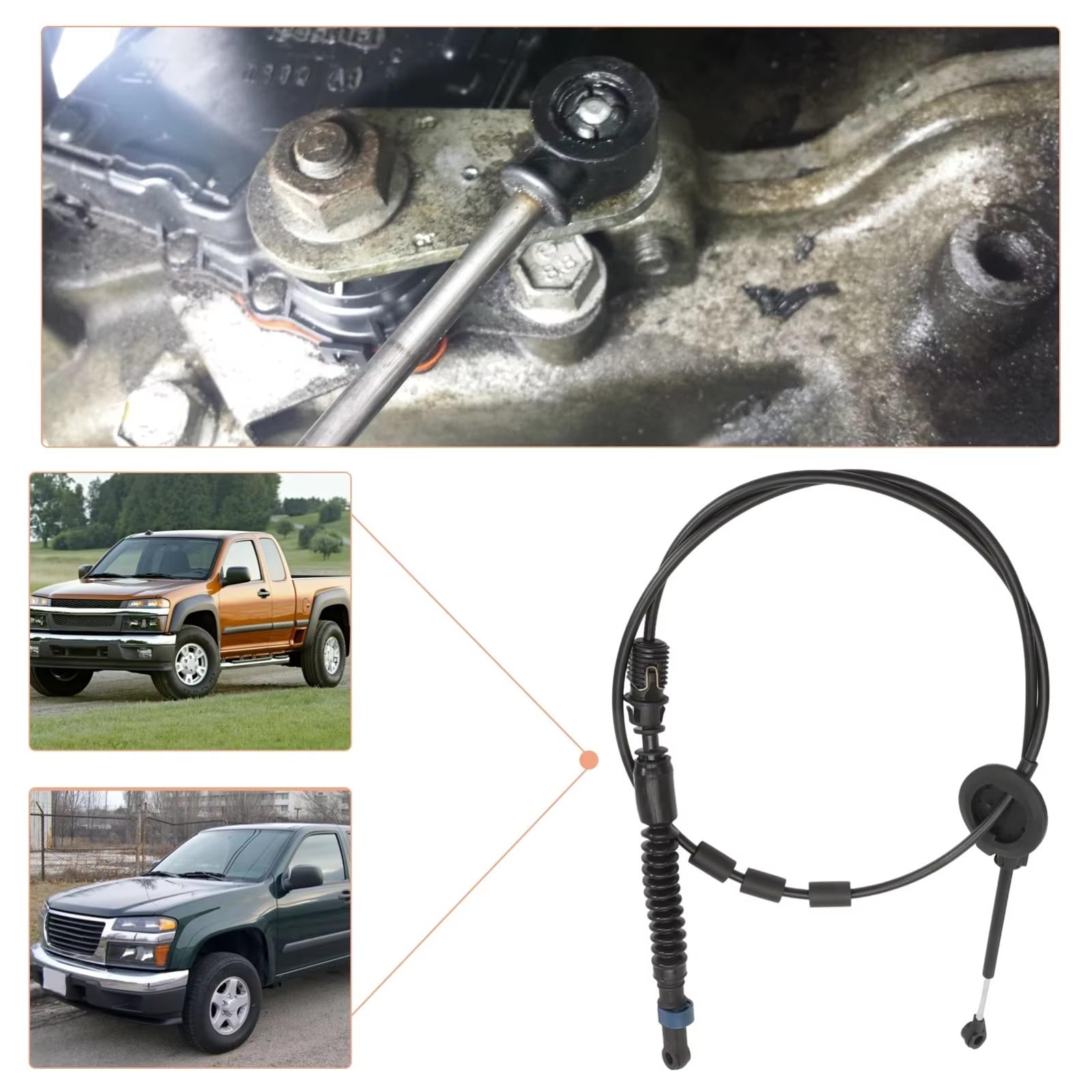 Reemplazo Para Cable De Cambio De Transmisión Automática 25800701 Compatible Con GMC Para Canyon 2004 2005 2006 2007 2008 Cable de mando transmisión