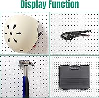Vista 7 de G.CORE 10 Pack Pegboard Hooks, Peg Board Tool Utility Hooks & Hangers Fit 1/4" Pegboards, Heavy Duty Metal Peg Board Shelving Hooks, Wall Organizers