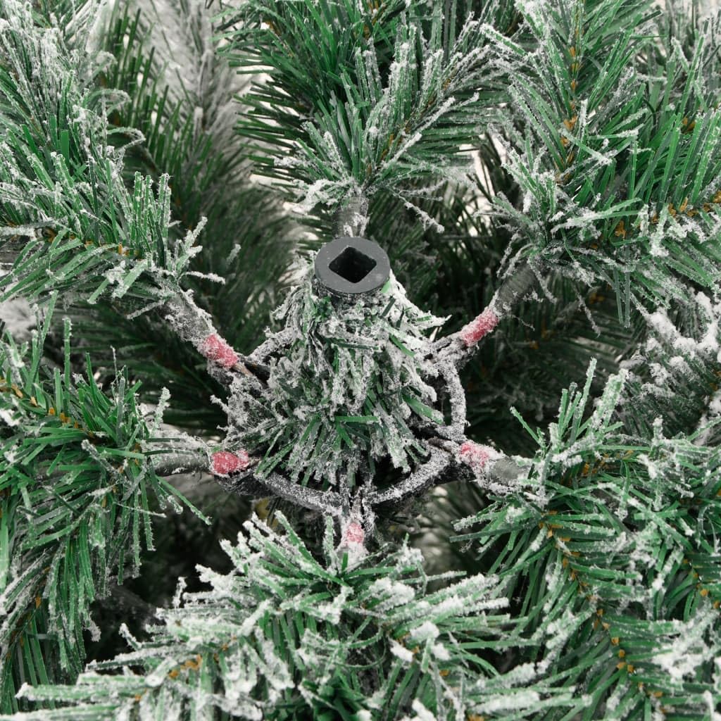 vidaXL Künstlicher Weihnachtsbaum Klappbar Beschneit 180 cm