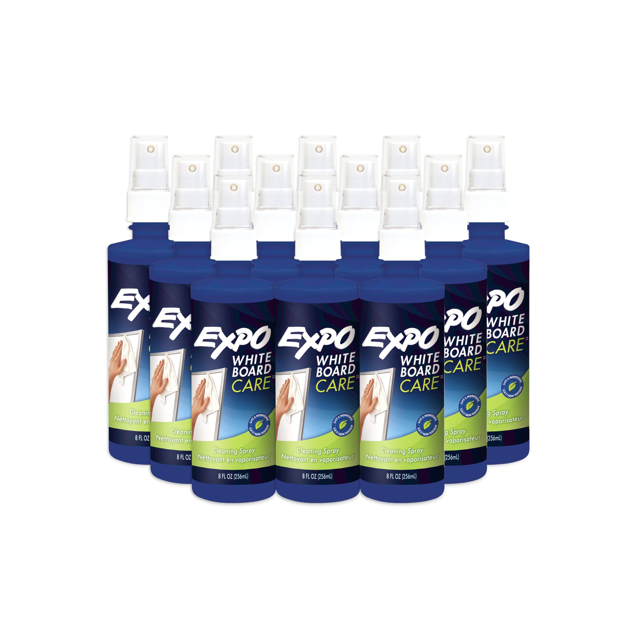 Dry Erase Whiteboard Cleaning Spray, 8 oz. (Pack of 12)