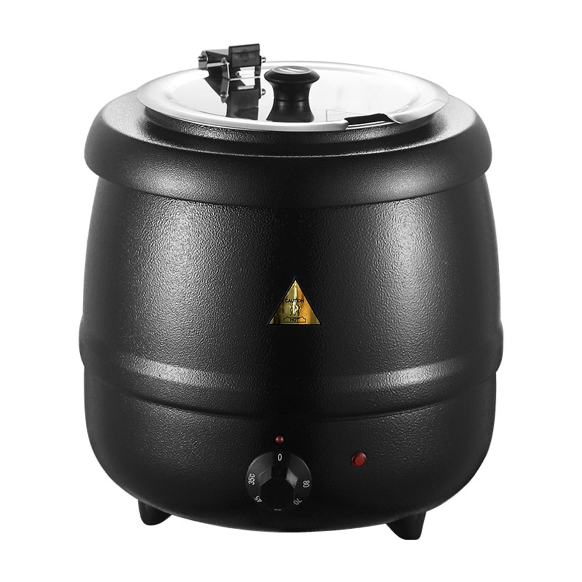 10L Commercial Grade Soup Kettle, Electric Heating Curry Stew Kettle Soup Warmer Pot Restaurant Buffet Supplies for Home, Catering, Restaurants