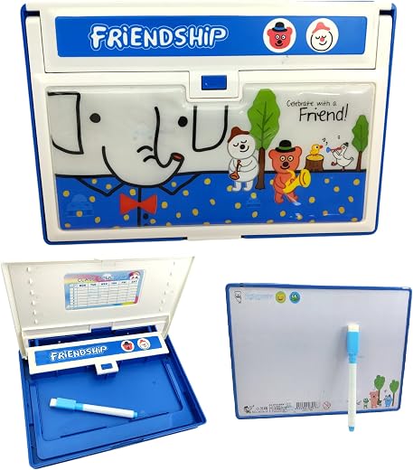 FunBlast Plastic 2 In 1 Multipurpose Pencil Case With Doodle Board &amp; Sketch Writing Board,Stationary Organizer Pencil Box ...