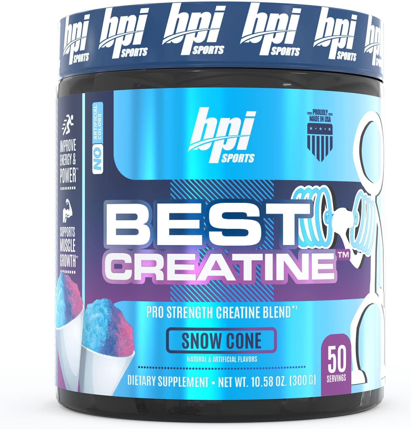 Amazon.com: BPI Sports Best Creatine - Creatine Monohydrate, Himalayan ...