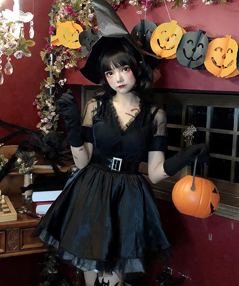 Amazon.co.jp: [milky time] ハロウィン コスプレ 仮装 ワンピース
