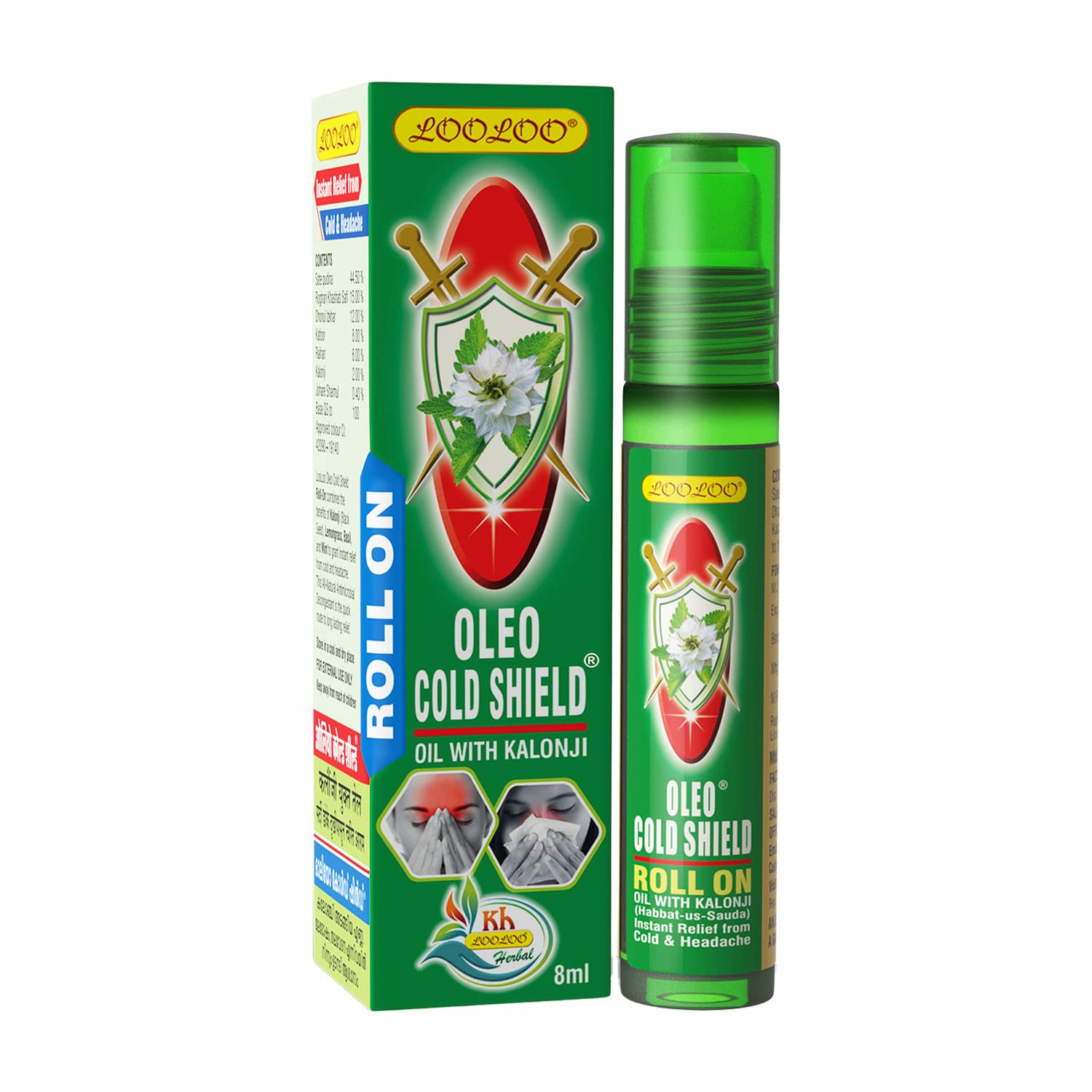 LooLoo Oleo Cold Shield Oil With Kalonji - Pack of 1 8ml (B0B9SVRSF6) Amazon Price History, Amazon Price Tracker