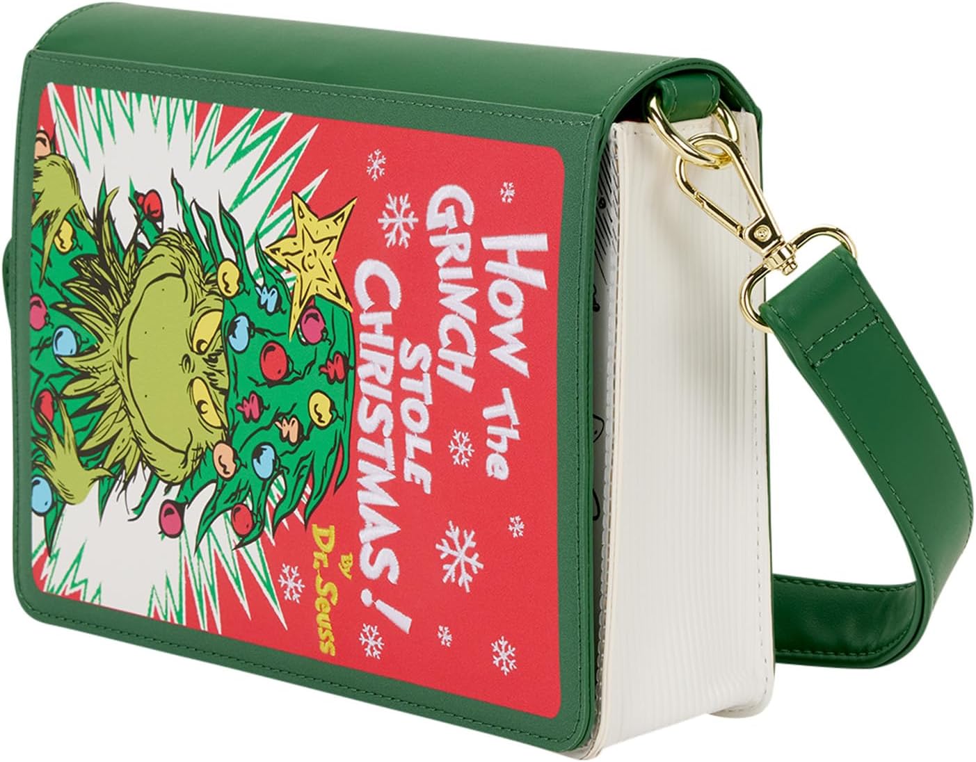 Loungefly Dr. Seuss Grinch Holiday Crossbody Bag