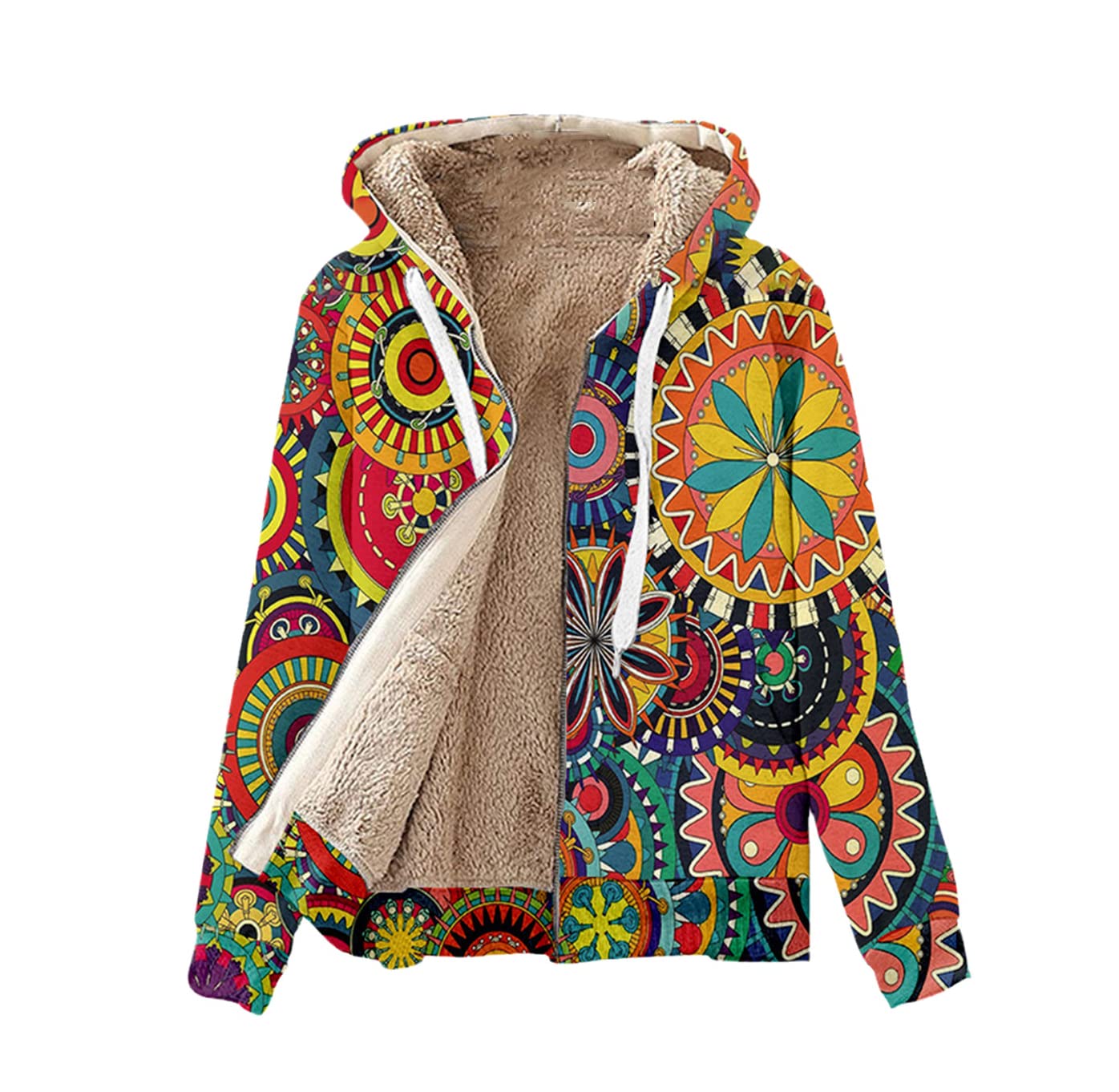 Pull à capuche Harajuku polaire homme pour affronter le froid avec style - 5