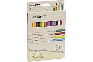 Soucolor Colored Pencils, Premium Set of 36 Vibrant Hues