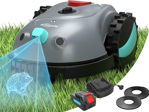 V100 Robot Tondeuse sans Fil Périphérique avec Navigati YARDCARE