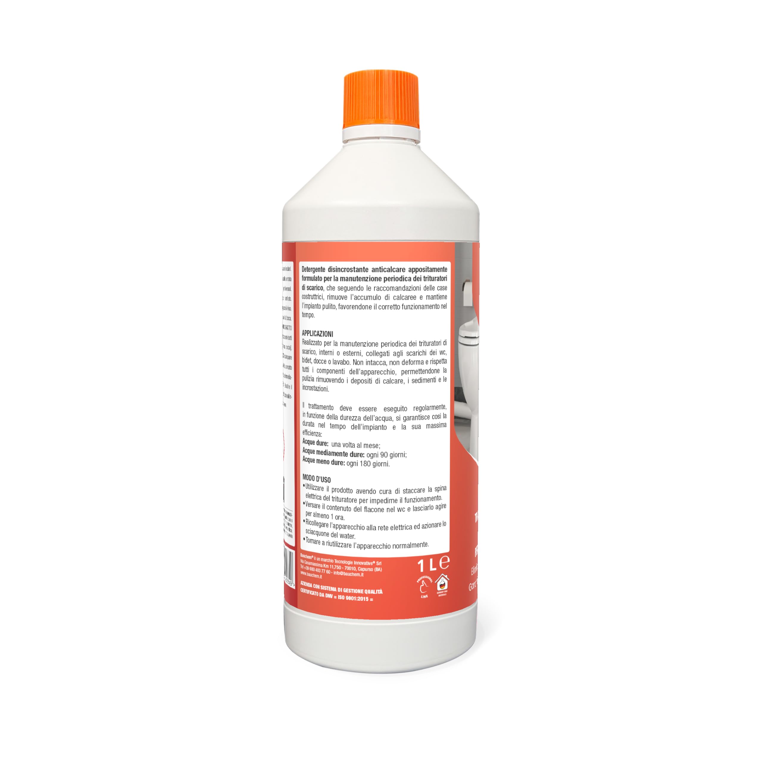 Decal Trituratore Trattamento Anticalcare Disincrostante per Trituratori di Scarico 1 Lt