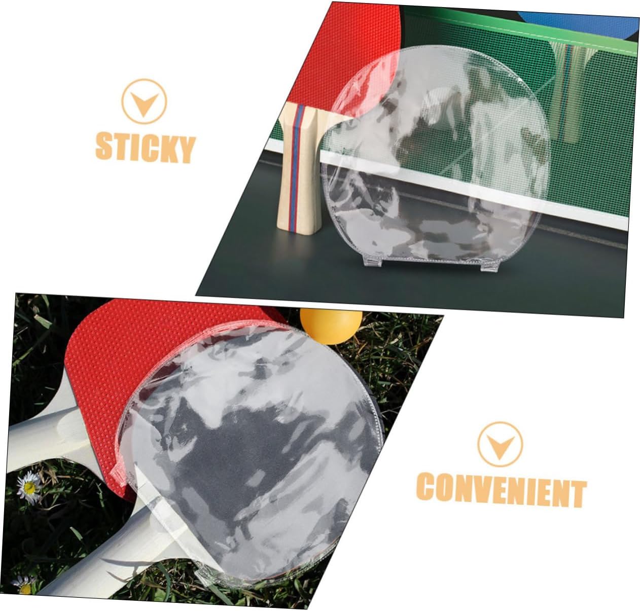 Toddmomy Tennis Racket Cover Portable Racket Film Badminton Accessories Table Tennis Adhesive Protect Film