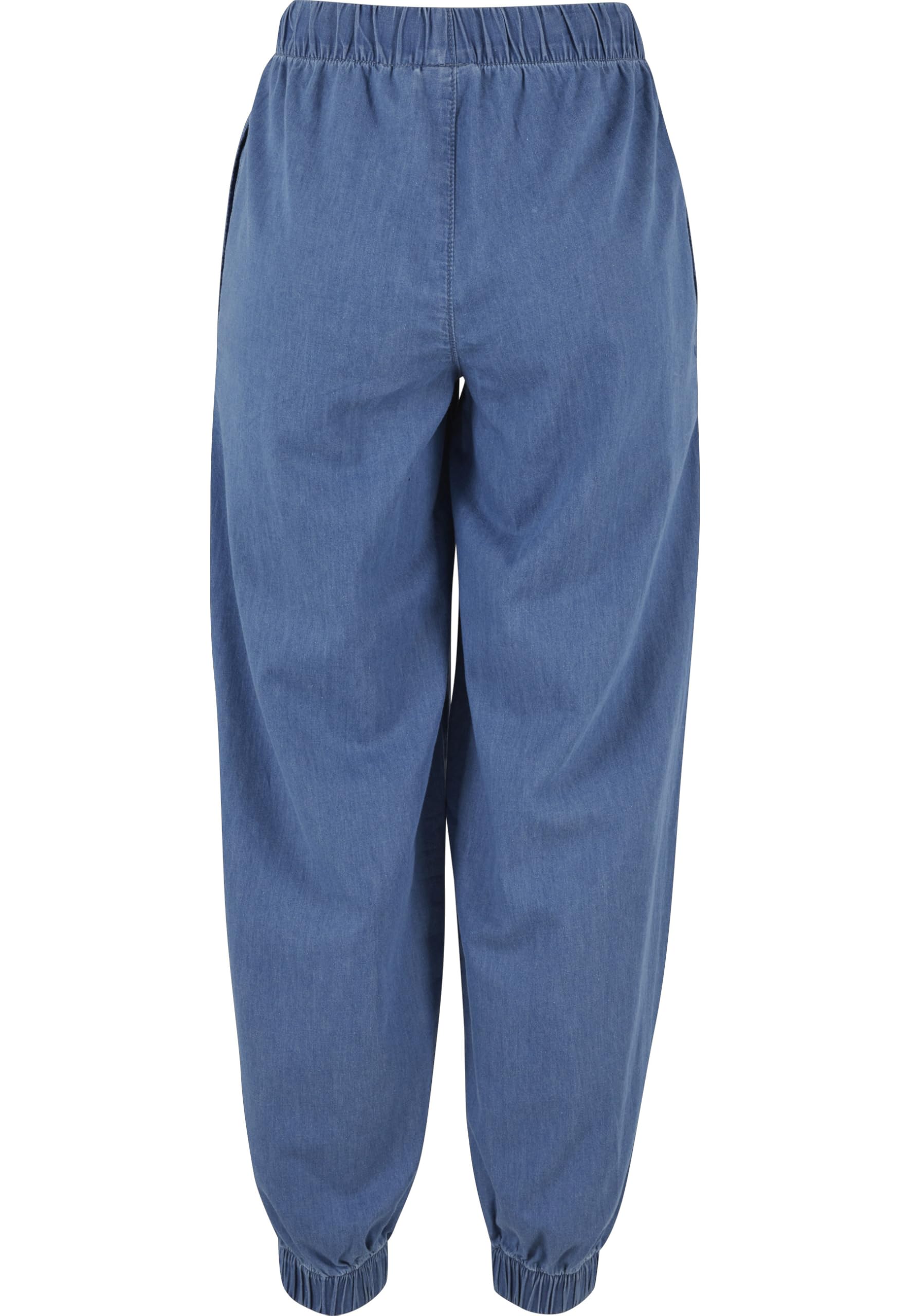 Urban Classics Damskie Spodnie Dresowe Light Denim - Spodnie Kobiety