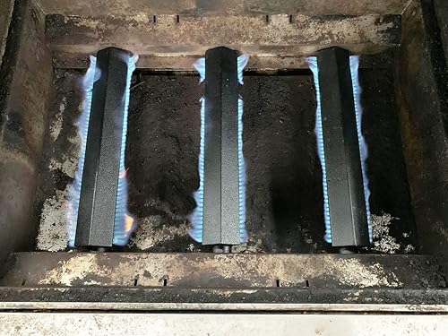 Miniatura 7 de Votenli C2630A (paquete de 3) Kit de tubo de quemador de hierro fundido de 15 1316 pulgadas, piezas de repuesto para parrilla de gas Jennair