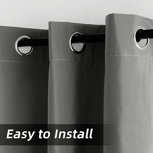 Miniatura 5 de Cortinas opacas 100% para dormitorio, cortinas opacas para sala de estar, cortinas de oscurecimiento de habitación de 84 pulgadas, cortinas opacas