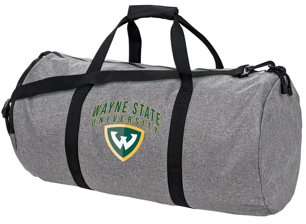 Wayne State University Primary Logo Lightweight Duffel Bag for Sports and Gym Packable for Travel