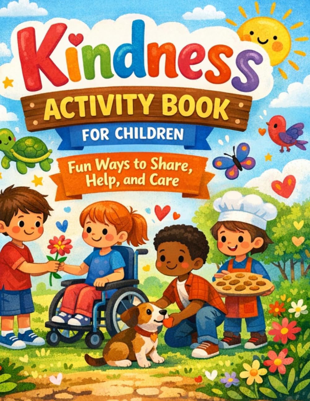Kindness Activity Book for Children: Fun Ways to Share, Help, and Care