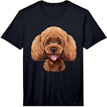 Happy Toy Poodle Smiling Puppy Design Performance T-Shirt