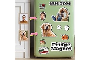 Personalized Custom Refrigerator Magnets - Name, Photo, Funny Message