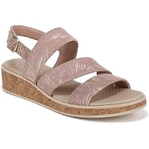 LifeStride Women's Bravo Casual Strappy Wedge Sandals