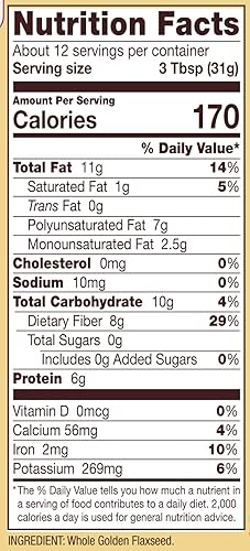 Miniatura 4 de Bob's Red Mill Semillas de lino doradas, 13 onzas (paquete de 4) sin OMG, veganas, aptas para paleo, crudas, germinables, kosher