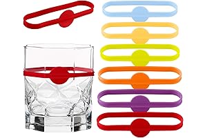 Personalized Party Accessory: Outus Colorful 24-Piece Silicone Drink Markers