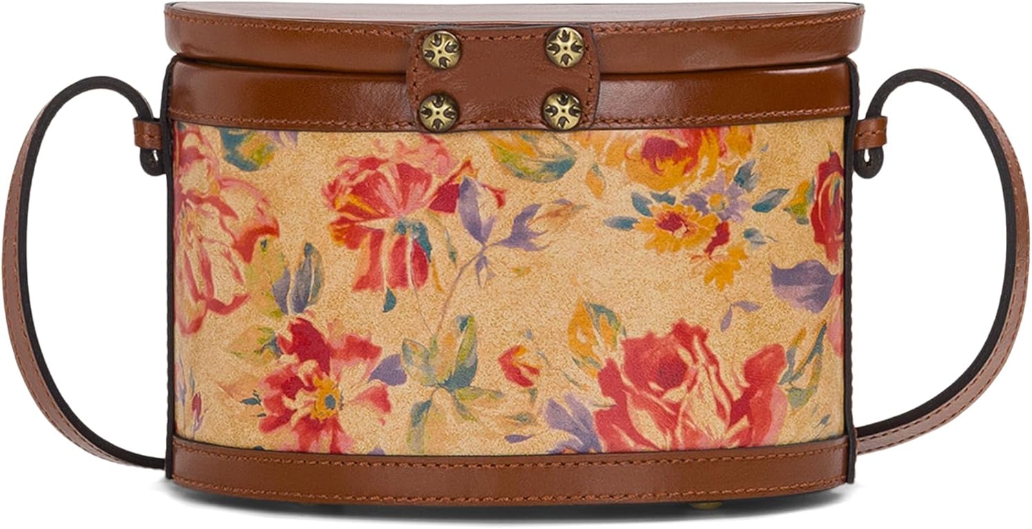 Patricia Nash Womens Nomiki Crossbody Bag Aegean Blooms One Size One Size