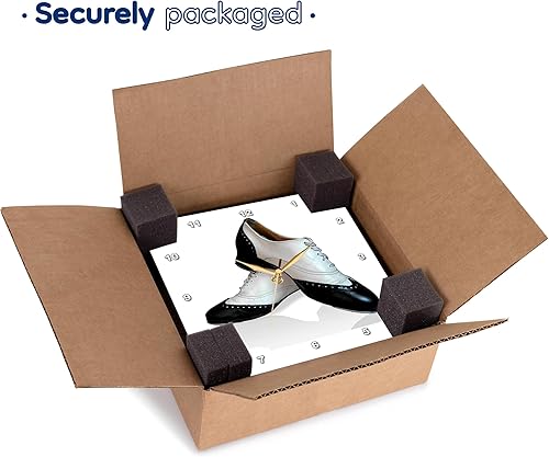 Miniatura 7 de 3dRose Reloj de pared Tap Shoes, 10 x 10 pulgadas