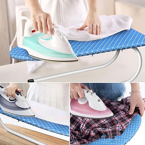 Miniatura 5 de Diydeg Tabletop Ironing Board, Portable Folding Small Iron Board with Removable Heat Resistants Cover, U Shaped Mini Ironing mat for Laundry Room,
